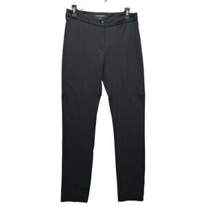 Pink Tartan Womens Size 4 Equestrian Style Black Pants Stretch Horseback